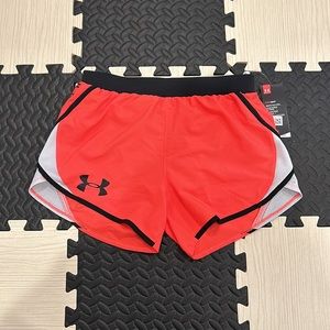Under Armour neon pink athletic shorts in small NWT